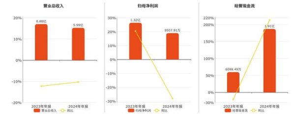 配资公司最靠谱三个平台 尤洛卡(300099.SZ)2024年净利润为9507.81万元、较去年同期下降28.12%