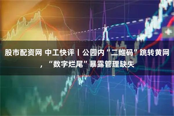 股市配资网 中工快评丨公园内“二维码”跳转黄网，“数字烂尾”暴露管理缺失